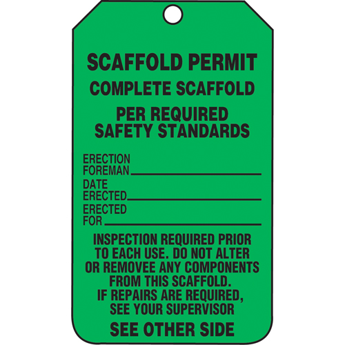 Inspection Tags, Cardstock, 3-1/8" W x 5-7/8" H, English Distribution Industrielle GC