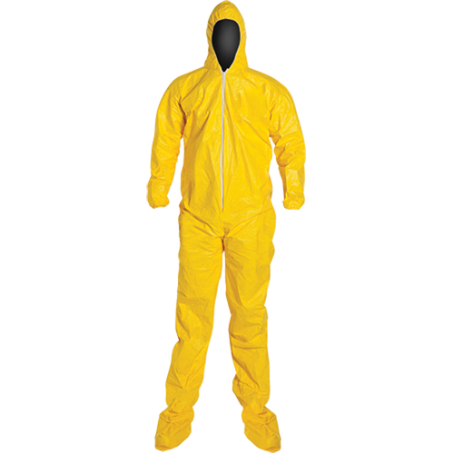 Combinaisons Tychem 2000, 2T-Grand, Jaune Distribution Industrielle GC