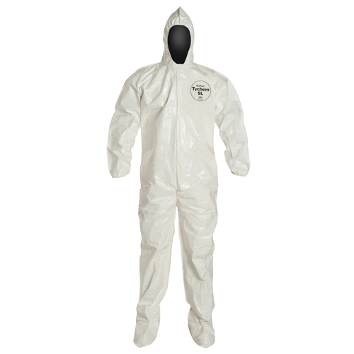 Combinaisons Tychem 4000, 2T-Grand, Blanc Distribution Industrielle GC