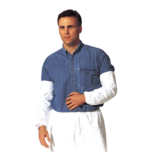 Manchettes, Longueur de 18", Tyvek 400, Blanc Distribution Industrielle GC