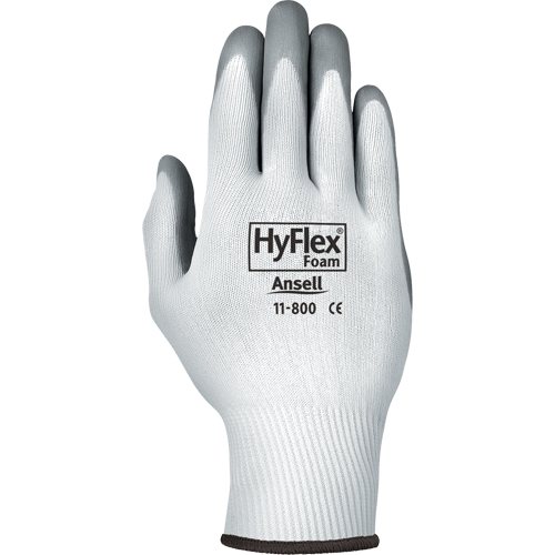 Gants Hyflex 11-800, 10/T-Grand, R&ecirc;vetement Mousse de nitrile, Calibre 15, Enveloppe en Nylon Distribution Industrielle GC