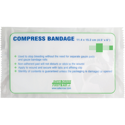 Pansements compressifs, embouts gaufr&eacute;s, Couper au besoin lo x 4-1/2" la Distribution Industrielle GC