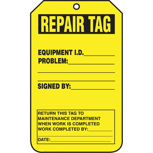 Inspection Tags, Cardstock, 3-1/8" W x 5-7/8" H, English Distribution Industrielle GC