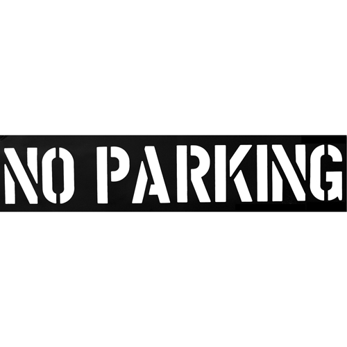Pochoirs pour parc de stationnement, Anglais, 12" Distribution Industrielle GC