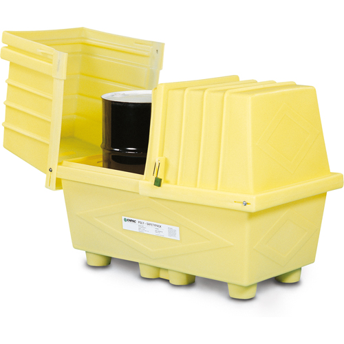 Contenants Poly-Safetypack sans drain, 60,5" lo x 37,25" la x 45,75" h, Capacit&eacute; de charge 1200 lb Distribution Industrielle GC