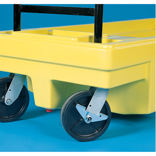Chariots Poly-Spillcart, 66,5" lo x 29" la x 43,9" h, Cap. de d&eacute;versement 57 gal. US Distribution Industrielle GC