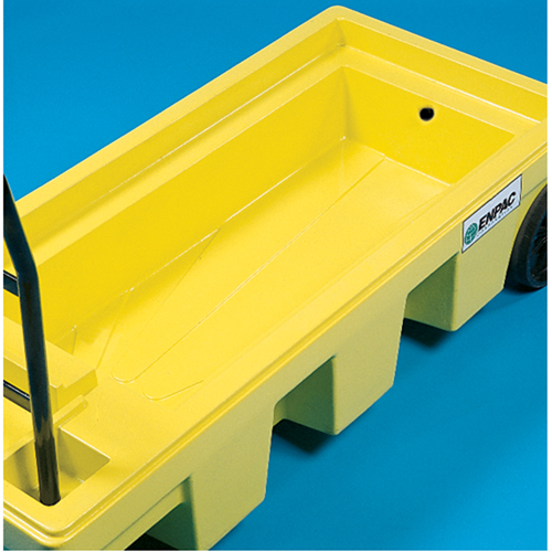 Chariots Poly-Spillcart, 66,5" lo x 29" la x 43,9" h, Cap. de d&eacute;versement 57 gal. US Distribution Industrielle GC