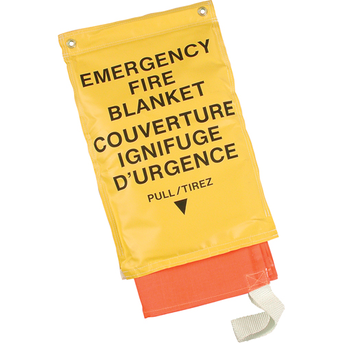 Emergency Fire Blankets, Fibreglass, 72"L x 72"W Distribution Industrielle GC