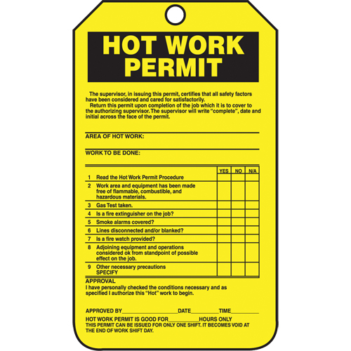 Inspection Tags, Cardstock, 3-1/8" W x 5-7/8" H, English Distribution Industrielle GC