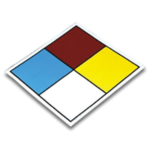 Blank NFPA Safety Placard, Vinyl Distribution Industrielle GC