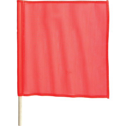 Traffic Safety Flags, Mesh, With Handle Distribution Industrielle GC