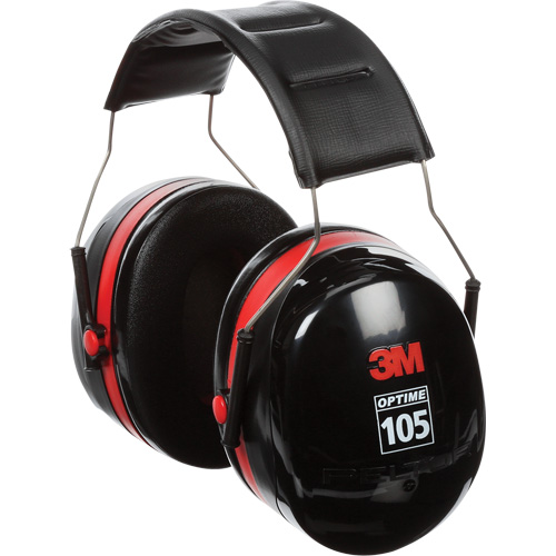 Peltor Optime 105 Series Earmuffs, Headband, 30 NRR dB Distribution Industrielle GC