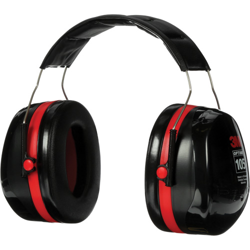Peltor Optime 105 Series Earmuffs, Headband, 30 NRR dB Distribution Industrielle GC