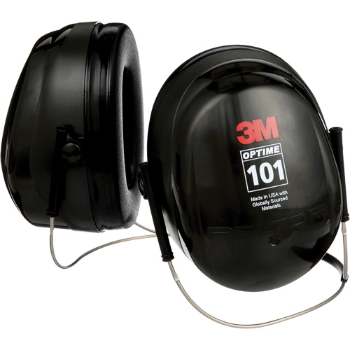 Peltor Optime 101 Series Earmuffs, Neckband, 26 NRR dB Distribution Industrielle GC
