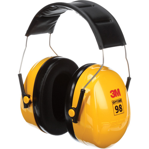 Peltor Optime 98 Series Earmuffs, Headband, 25 NRR dB Distribution Industrielle GC