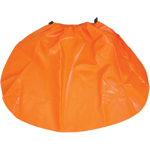 Hard Hat Rain Shield, One Size, Orange, Nylon/PVC Distribution Industrielle GC