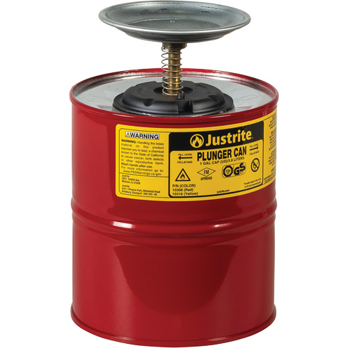 Plunger Cans, 1 US gal. Capacity Distribution Industrielle GC