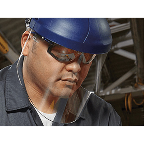 Harnais de t&ecirc;te avec visi&egrave;re, Polycarbonate, Suspension Rochet Distribution Industrielle GC