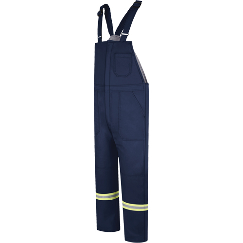 Salopettes &agrave; bavette isol&eacute;es de luxe avec bandes r&eacute;fl&eacute;chissantes, 3T-Grand, Bleu marin Distribution Industrielle GC
