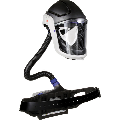 Trousse industrielle lourde pour APR motoris&eacute; TR-600 de Versaflo, Capuchon & visi&egrave;re, Pile Lithium-ion Distribution Industrielle GC