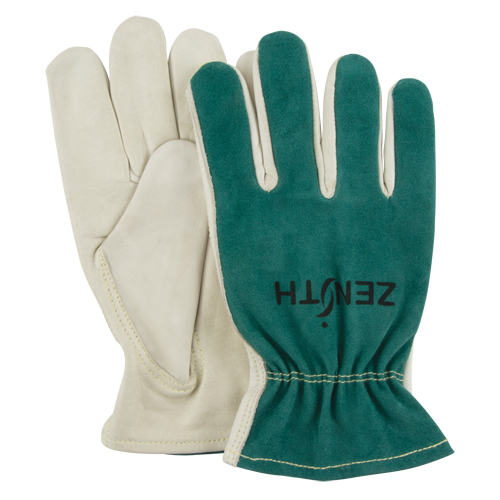 Driver's Gloves, Medium, Grain Cowhide Palm Distribution Industrielle GC