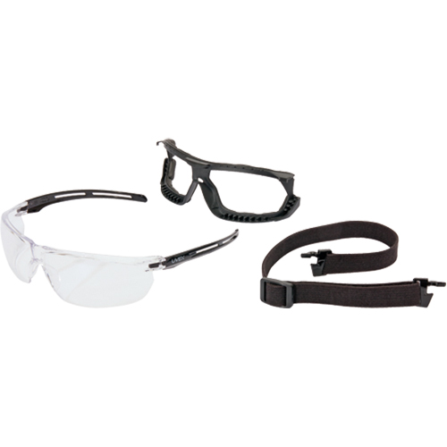 Lunettes de s&eacute;curit&eacute; &eacute;tanches Uvex Tirade, Lentille Transparent, Antibu&eacute;e, ANSI Z87+/R&eacute;pond ou surpasse la norme CSA Z94.3 Distribution Industrielle GC