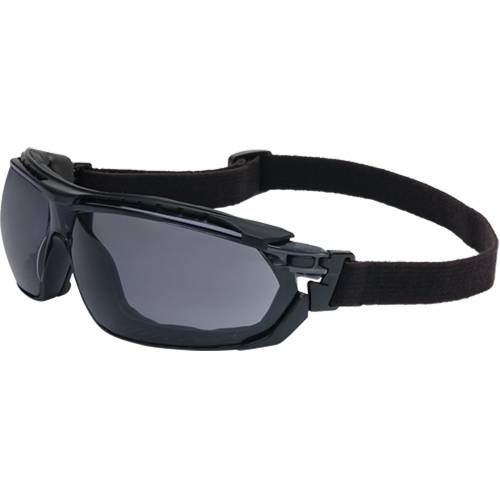 Lunettes de s&eacute;curit&eacute; &eacute;tanches Uvex Tirade, Lentille Grise/fum&eacute;e, Antibu&eacute;e, ANSI Z87+/R&eacute;pond ou surpasse la norme CSA Z94.3 Distribution Industrielle GC