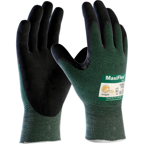 Gants en tricot sans coutures MaxiFlex Cut ATG, Taille T-petit, Calibre 15, Rev&ecirc;tement Mousse de nitrile, Enveloppe en Poly&eacute;thyl&egrave;ne, ANSI/ISEA 105 niveau 2/EN 388 niveau 3 Distribution Industrielle GC