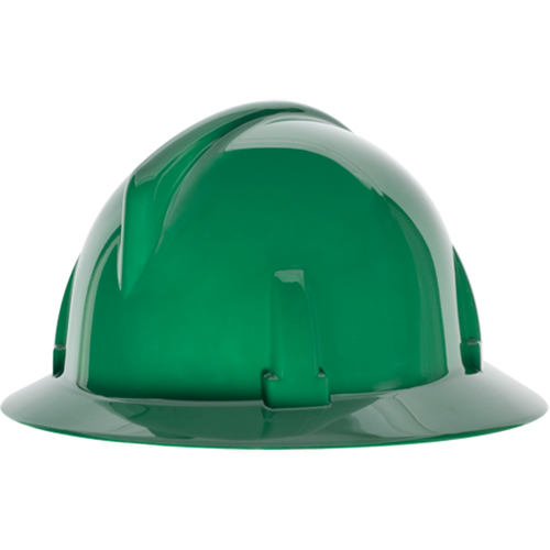 Casques de s&eacute;curit&eacute; &agrave; bordure compl&egrave;te TopGard, R&eacute;pond aux normes CSA type 1, Suspension Rochet, Non ventil&eacute; Distribution Industrielle GC