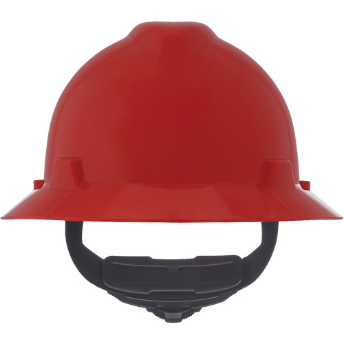 Casques de s&eacute;curit&eacute; &agrave; bordure compl&egrave;te V-Gard, R&eacute;pond aux normes CSA type 1, Suspension Rochet, Non ventil&eacute; Distribution Industrielle GC