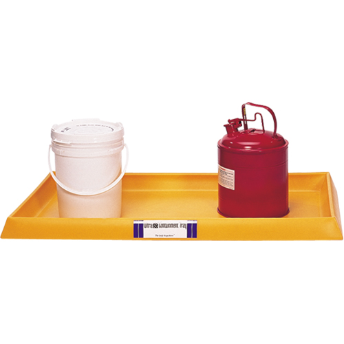 Plateaux Ultra-Containment Tray, 54" lo x 29,8" la x 3,5" h, Cap. de d&eacute;versement 16,5 gal. US Distribution Industrielle GC