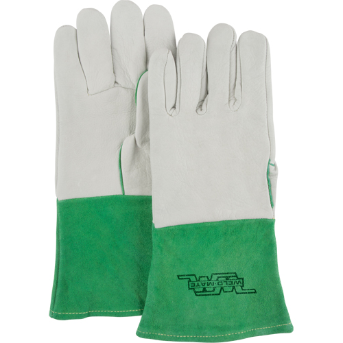 Premium TIG Welding Gloves, Grain Cowhide, Size Medium Distribution Industrielle GC