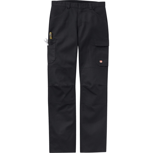 Performance Shop Pants, Canvas/Cotton/Polyester, Black, Size 30, 37 Inseam Distribution Industrielle GC