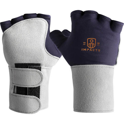 Gant antichocs avec support de poignet, Petit, Paume en Synth&eacute;tique, Poignet &agrave; enfiler Distribution Industrielle GC