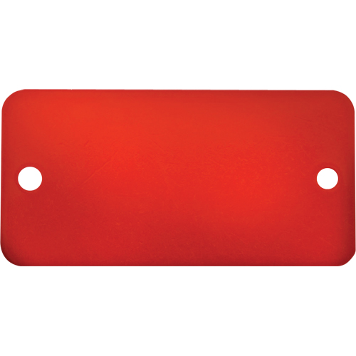 &eacute;tiquettes vierges, Aluminium, 3" la x 1" h Distribution Industrielle GC