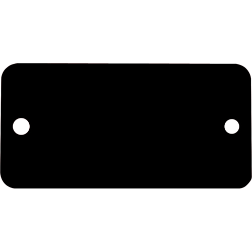 Blank Tags, Aluminum, 3" W x 1" H Distribution Industrielle GC