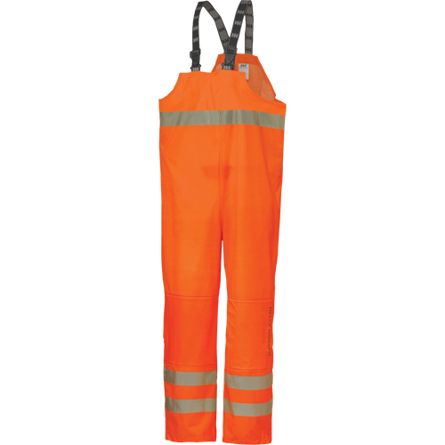 Pantalon &agrave; bavette imperm&eacute;able Narvik, Polyester, Petit, Orange haute visibilit&eacute; Distribution Industrielle GC