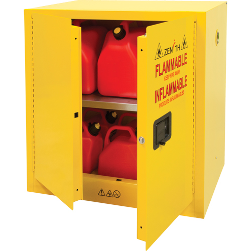 Armoire pour produits inflammables, 22 gal., 2 Porte(s), 35" La x 35" h x 22" p Distribution Industrielle GC