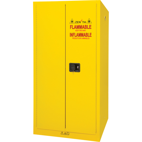 Armoire pour produits inflammables, 60 gal., 2 Porte(s), 34" La x 65" h x 34" p Distribution Industrielle GC