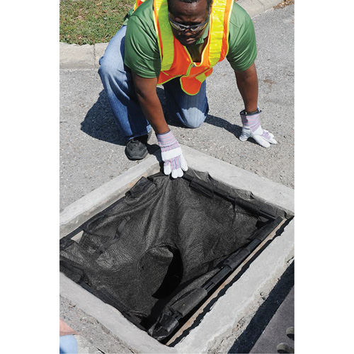 Bac de r&eacute;tention carr&eacute; Ultra-Drain Guard avec orifice de trop-plein, Huile & s&eacute;diments, 16" - 28" lo x 20" - 36" la Distribution Industrielle GC