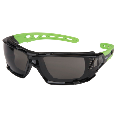 Z2500 Series Safety Glasses with Foam Gasket, Grey/Smoke Lens, Anti-Scratch, ANSI Z87+/Meets/Exceeds CSA Z94.3 Distribution Industrielle GC
