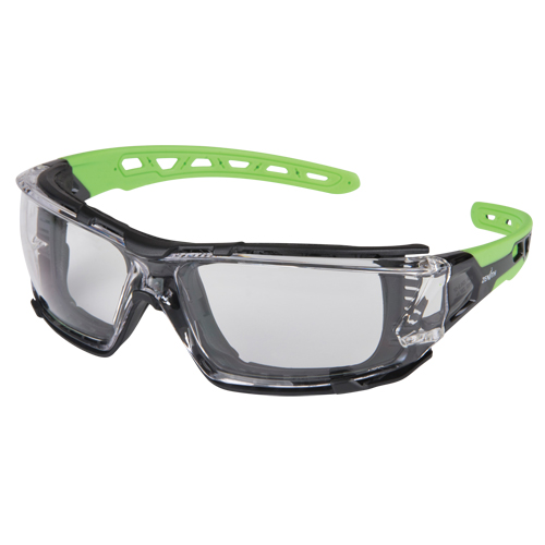 Lunettes de s&eacute;curit&eacute; s&eacute;rie Z2500 avec joint en mousse, Lentille Transparent, Antibu&eacute;e, ANSI Z87+/R&eacute;pond ou surpasse la norme CSA Z94.3 Distribution Industrielle GC