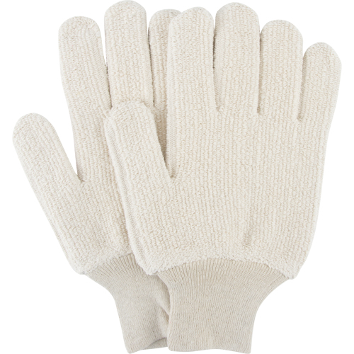 Gants r&eacute;sistants &agrave; la chaleur, Tissu &eacute;ponge, Grand, Prot&egrave;ge jusqu'&agrave; 212° F (100° C) Distribution Industrielle GC