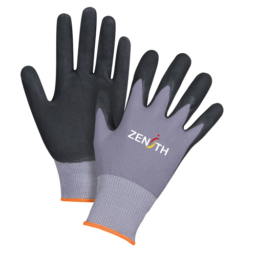 ZX-1 Premium Touchscreen Compatible Gloves, 7/Small, Nitrile/Foam Nitrile Coating, 15 Gauge, Nylon Shell Distribution Industrielle GC