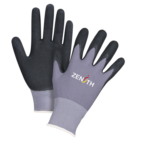 ZX-1 Premium Touchscreen Compatible Gloves, 8/Medium, Nitrile/Foam Nitrile Coating, 15 Gauge, Nylon Shell Distribution Industrielle GC