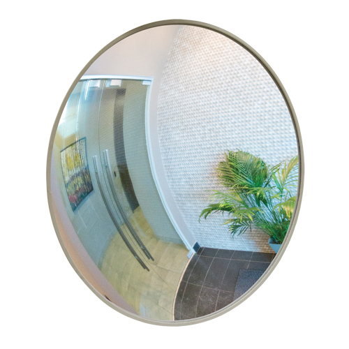 Convex Mirror with Bracket, Indoor/Outdoor, 30" Diameter Distribution Industrielle GC