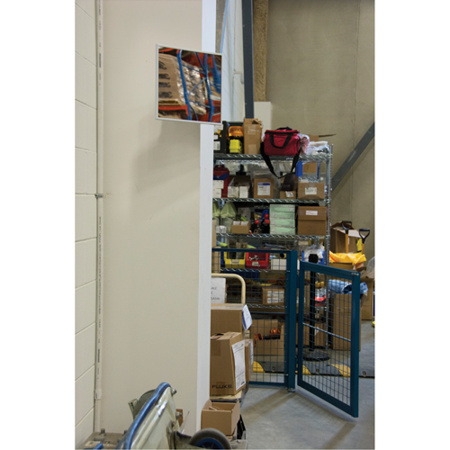 Miroir plat, 12" ha x 12" la, Encadr&eacute; Distribution Industrielle GC