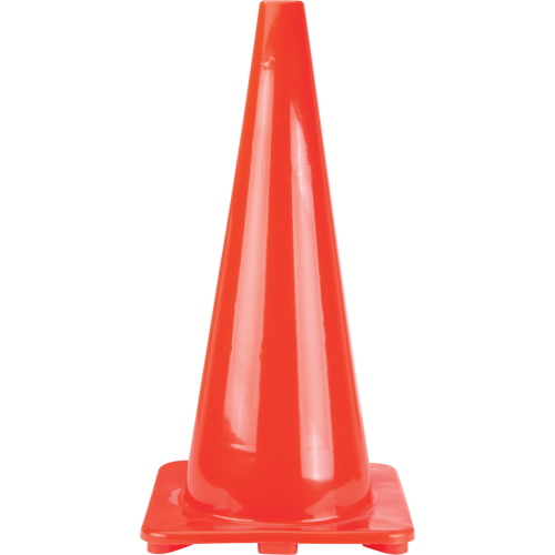 Traffic Cones, 28", Orange Distribution Industrielle GC