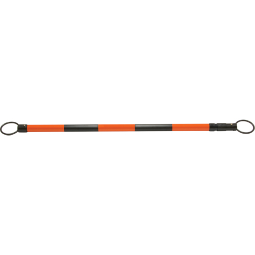 Retractable Cone Bar, 7' 5" Extended Length, Black/Orange Distribution Industrielle GC