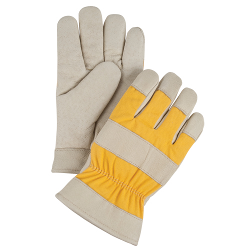 Gants de travail doubl&eacute;s pour l'hiver de premi&egrave;re qualit&eacute;, Grand, Paume en Cuir fleur de porc, Doublure en Molleton de mousse Distribution Industrielle GC